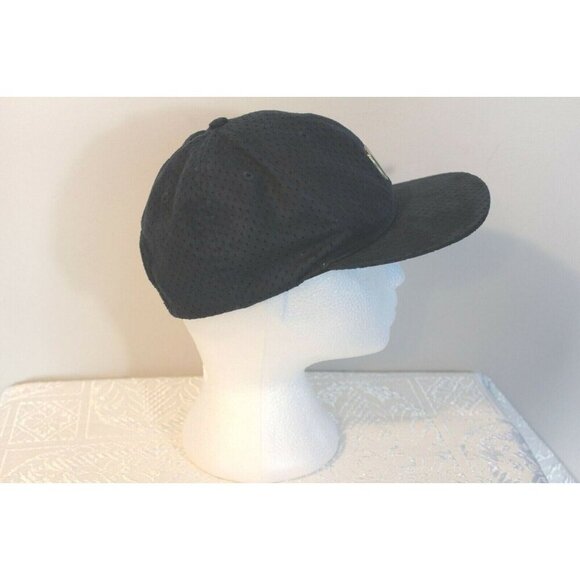 King Apparel Mens Cap Hat Adjustable Snapback Navy Perforated Reign Supreme - Picture 3 of 8